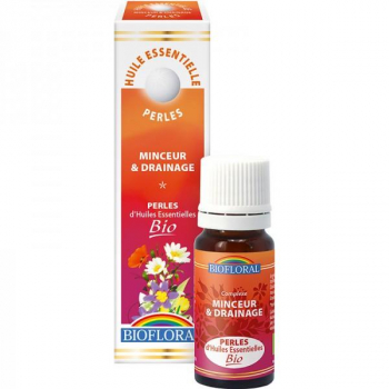 Perles d'huiles essentielles Bio - complexe minceur et drainage - 20 ml - Biofloral