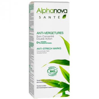 Soin concentré Bio double action anti-vergetures - 150 ml - Alphanova 