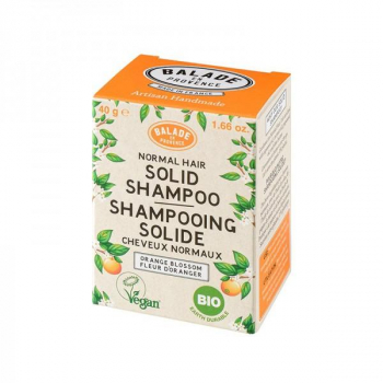 Shampoing solide Tous Cheveux Bio - 40 g - Balade en Provence .