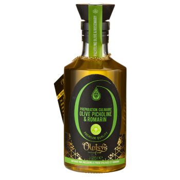 Huile d'olive culinaire Olive picholine & Romarin 