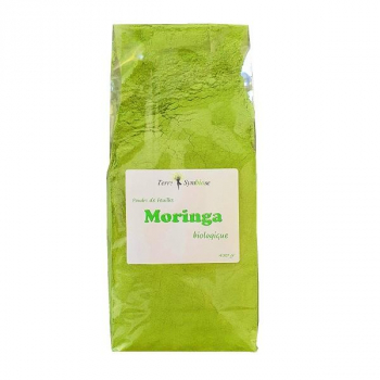 Moringa BIO - Sachet 450g - Poudre de feuille Biologique - Santé - Energie