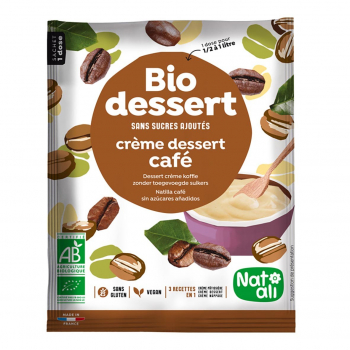 Biocrème café sans sucres ajoutés 1l bio - Nat-Ali