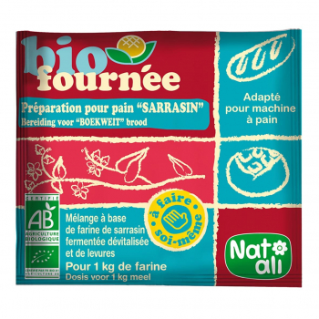 Préparation pour pain Biofournée sarrasin 35g bio - Nat-Ali