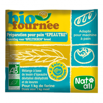 Préparation pour pain Biofournée épeautre 35g bio - Nat-Ali
