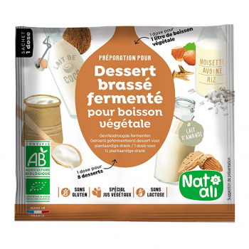 Ferment pour dessert brassé végétal 24g bio - Nat-Ali