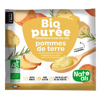 Purée de pomme de terre 30g bio - Nat-Ali