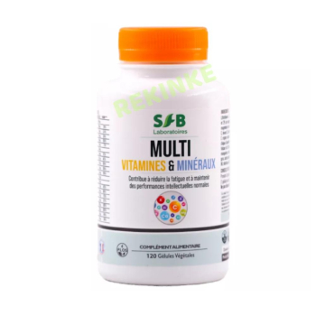 Multi vitamines et minéraux végétarien 120 gélules SFB