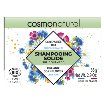 Shampooing solide pour cheveux blancs 85g Cosmo Naturel BIO