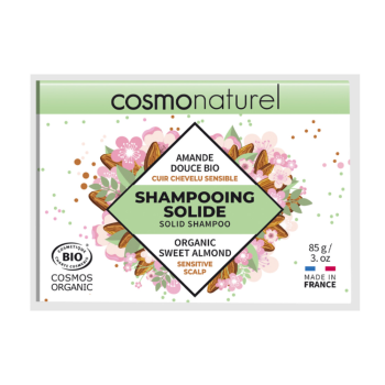 Shampooing solide pour cuir chevelu sensible 85g Cosmo Naturel BIO