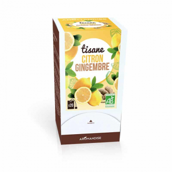 Tisane gingembre citron x 20 Aromandise