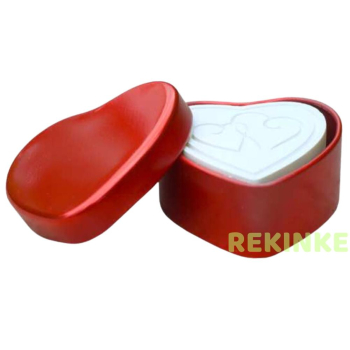Diffuseur mini galet poreux en forme de coeur 
