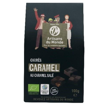 Carrés caramel bio