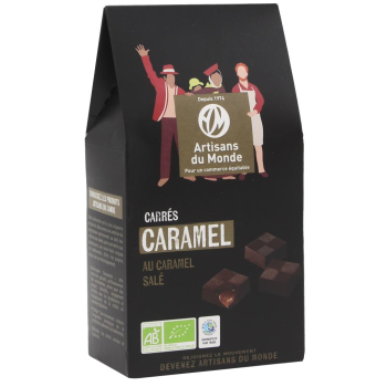 Carrés caramel bio - 100g