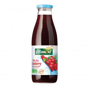 Pur jus de cranberry 75cl bio - Vitamont