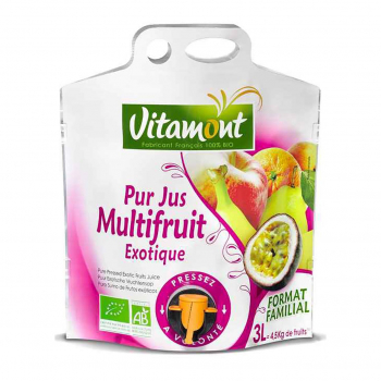 Jus multifruit exotique 3L bio - Vitamont
