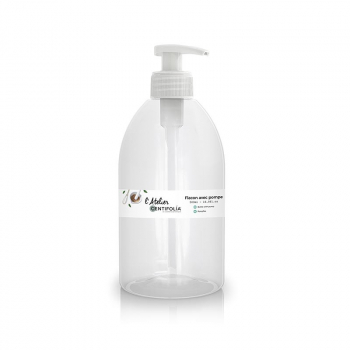 Flacon Transparent 500ml Avec Pompe - CENTIFOLIA
