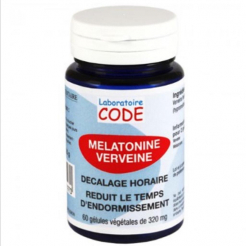 Melatonine + Verveine - Laboratoire Code - 60 Gélules 