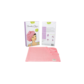 Serviette à Cheveux Rose - LES TENDANCES D'EMMA