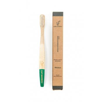 Brosse à dents adulte en bambou "Médium"
