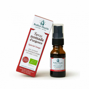 Spray nomade d'urgence bio à la propolis 15ml