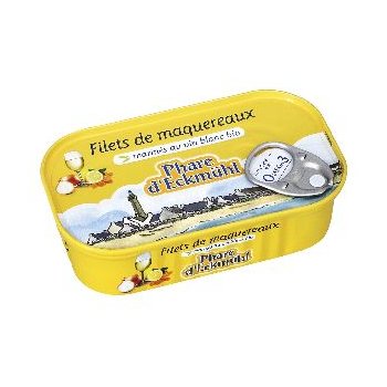 Filets de maquereaux marinés au Muscadet et aux aromates bio