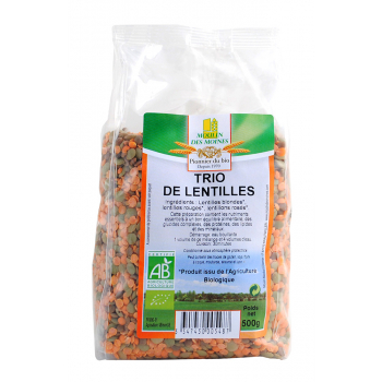 Trio de lentilles 500g