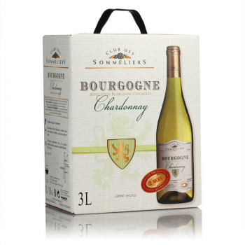 Vin blanc chardonnay bib 3l