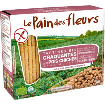 Tartine Bio Craquantes aux Pois Chiches - 150gr - Le Pain Des Fleurs