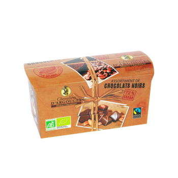 Les Chevaliers d'Argouges - Assortiment de Chocolat Noir Bio 175g