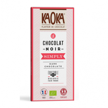 Kaoka - Simply Noir, Chocolat Noir 58% Cacao 80g