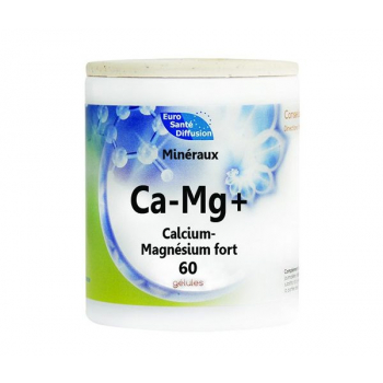 Ca-mg+ calcium magnésium fort - 60 gélules