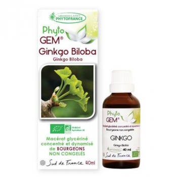 Ginkgo bio phyto'gem de bourgeons - 40ml