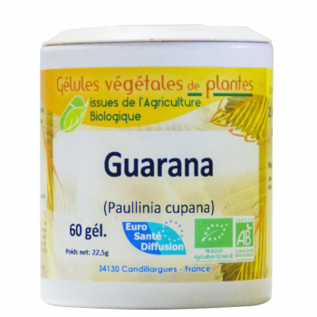 Guarana bio - 60 gélules