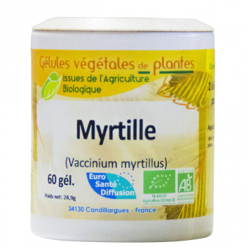 Myrtille bio - 60 gélules