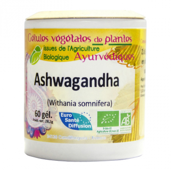 Ashwagandha (ginseng indien) gélules ayurvédiques - 250 gélules