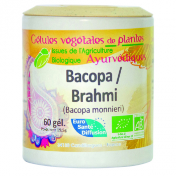 Bacopa / brahmi (hysope d'eau) gélules ayurvédiques - 250 gélules