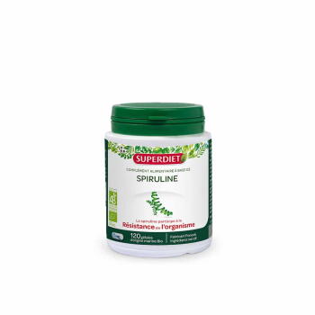 Spiruline - 120 gélules - SUPERDIET