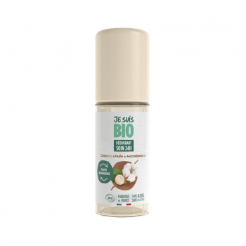 Deo roll-on soin 24h coton macadamia 50ml