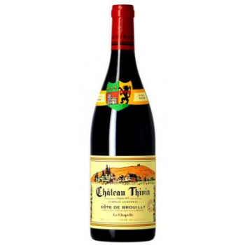 Château thivin cote de brouilly godefroy rouge x 3 bouteilles 2019 bio  