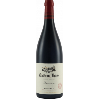 Château thivin brouilly "reverdon" rouge x 3 bouteilles 2019 bio  