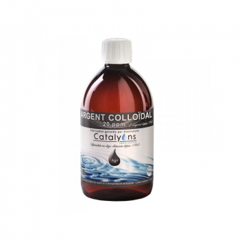 Argent Colloïdal 20 ppm - Antibactérien - Flacon 500 ml