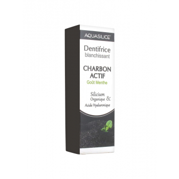 Dentifrice Blanchissant Charbon Actif - 50ml - Aquasilice