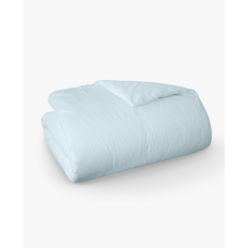 Housse de Couette percale coton 71 fils 140/200 aqua