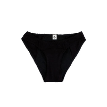 Culotte menstruelle Basique noire taille M