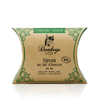 Savon Bio Verveine Karité lait d’ânesse 25g DONKEYS AND CO