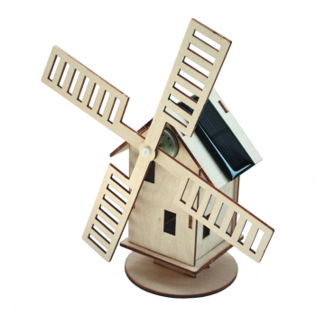 Maquette Moulin Hollandais solaire en bois