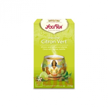 Yogi tea  menthe citron vert 30.6g (17 sachets)