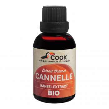 Extrait naturel de cannelle 50 ml bio - Cook