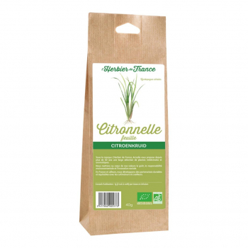 Citronnelle feuilles 40g bio - L'Herbier de France