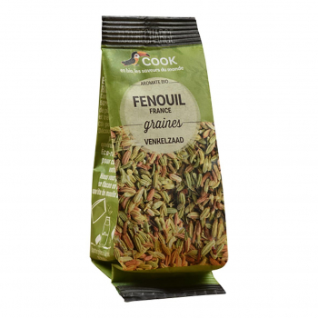 Fenouil graines éco-recharge 30g bio - Cook